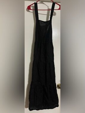 Cloth & Stone Linen Tiered Midi Dress Size M